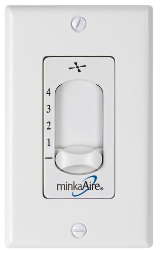 Minka-Aire 4 Speed Wall Control, White