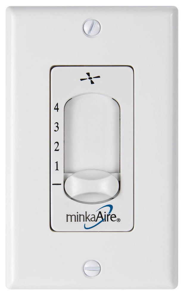 Minka-Aire 4 Speed Wall Control, White
