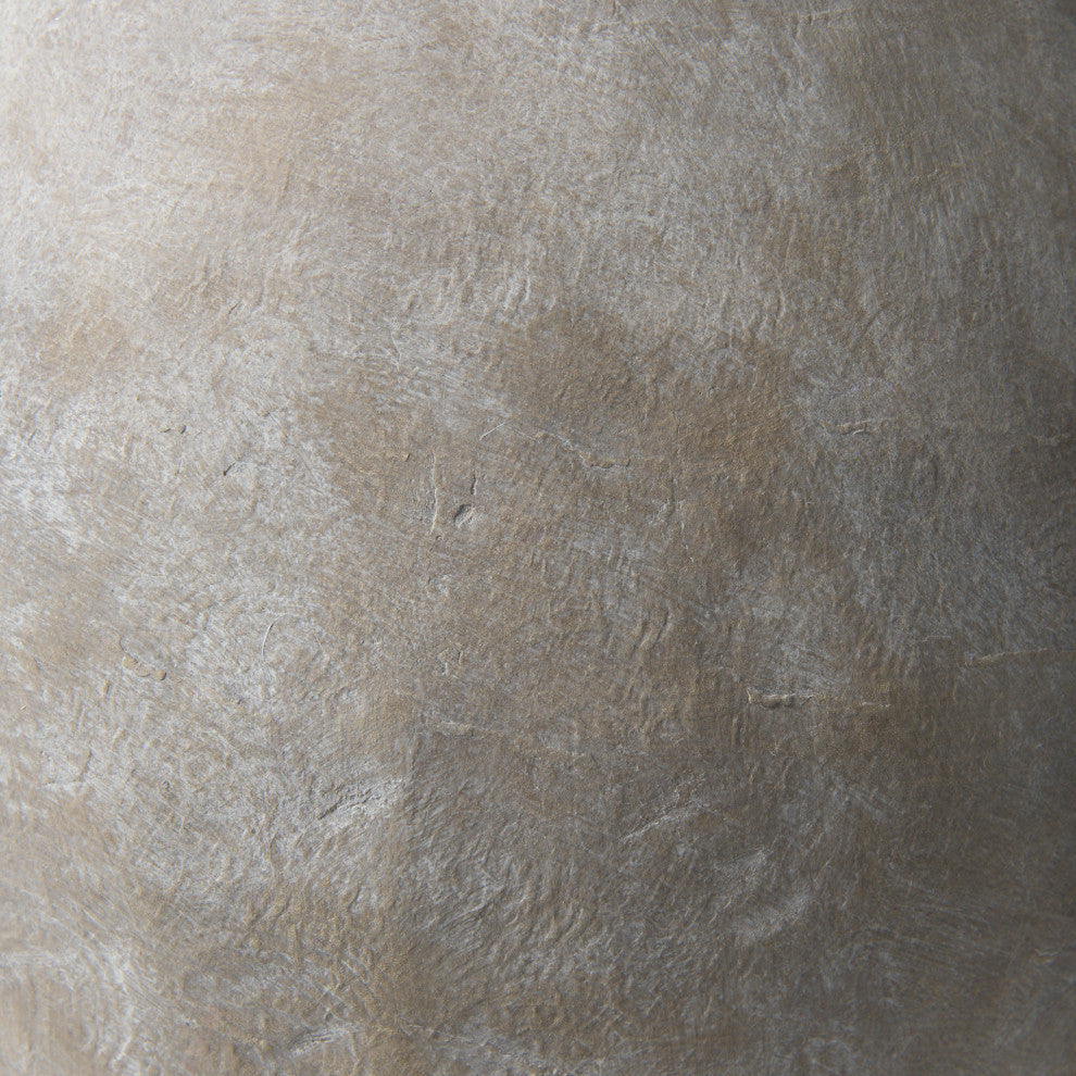 Gobi 20Lx23H Small Tan Ceramic Oval Vase