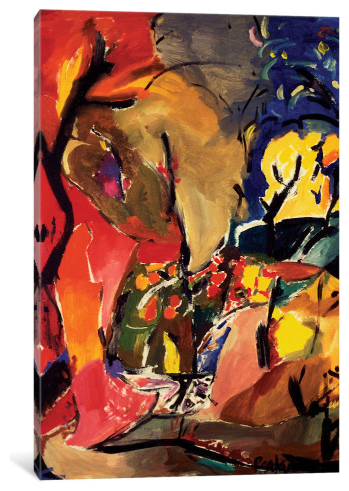 "Inferno" by Kim Parker, 40x26x1.5