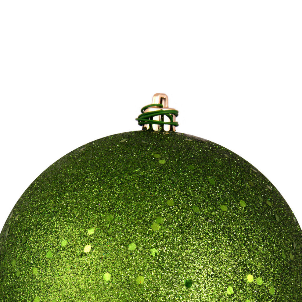 Vickerman N592034Dq 8" Juniper Green Sequin Ball Ornament