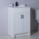 Dena Single-Sink Vanity, 24", White