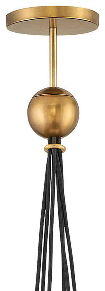 Hinkley Skye Medium Six Light Multi Tier, Heritage Brass