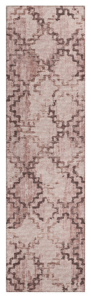 Indoor/Outdoor Sedona SN15 Walnut Machine Washable 2'3" x 7'6" Runner Rug
