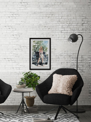 "Beautiful Escape" Framed Painting Print, 8"x12"