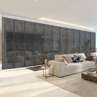 Lizbeth 12-Panel Track Extendable Vertical Blinds 140-260"W