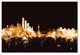 Michael Tompsett ''New York Skyline Gold'' Canvas Art, 16x24