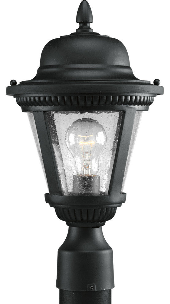 1-Light Post Lantern, Black