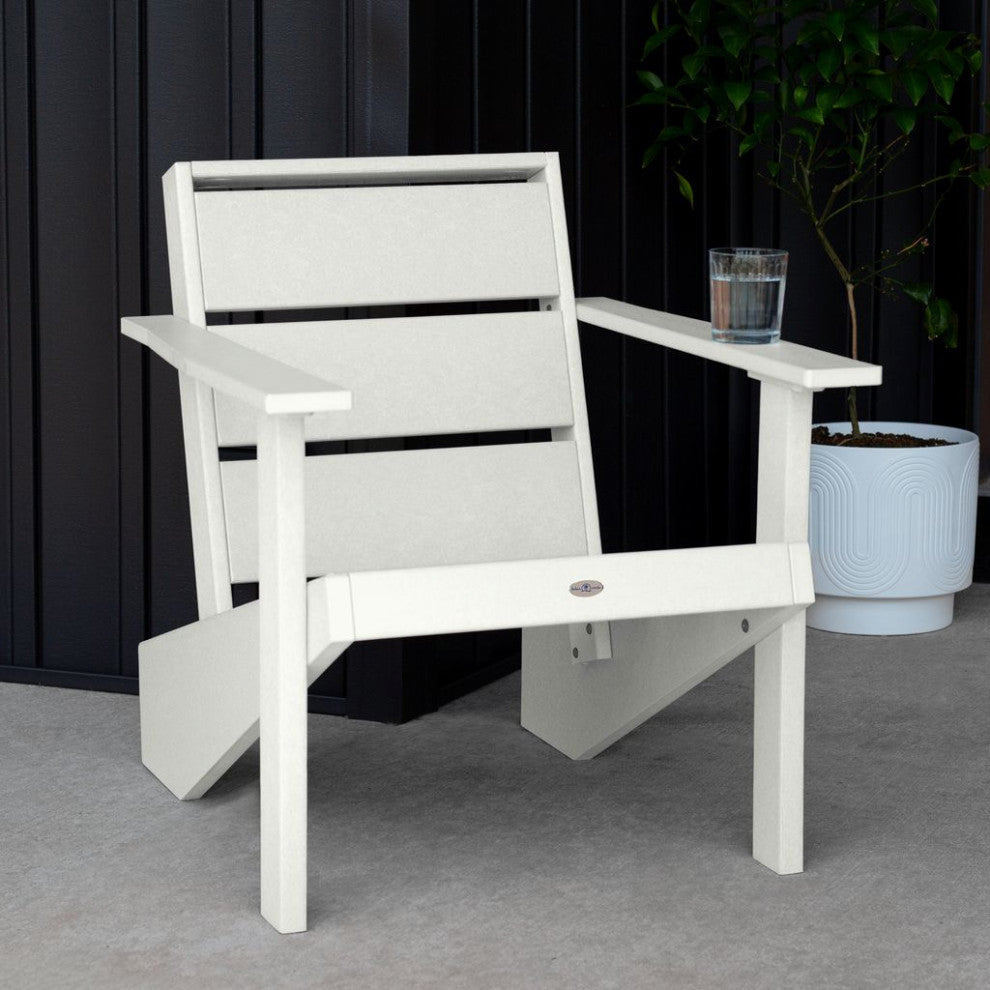 Haven Modern Adirondack Chair, Coconut White
