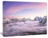 Clouds Sunrise Ama Dablam, Large Landscape Canvas Art, 40"x30"