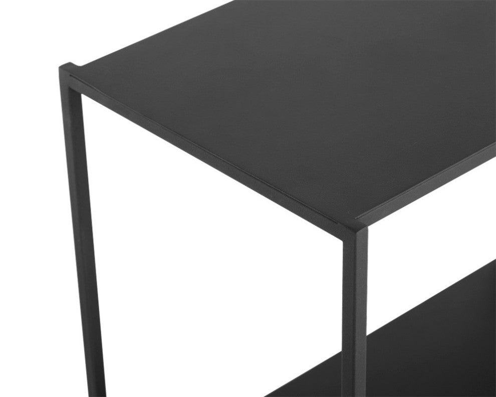 Eiffel Low Bookcase, Medium, Black