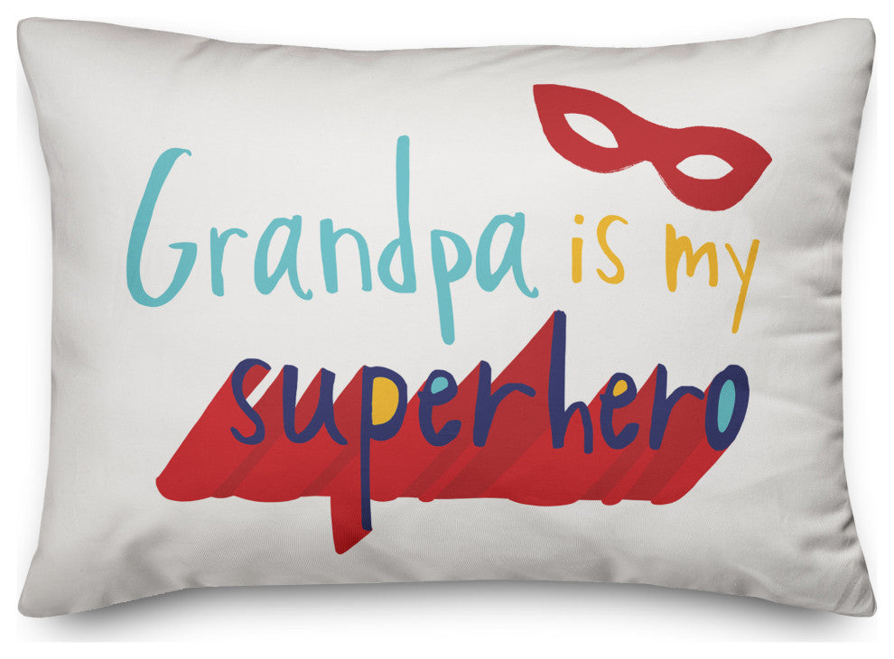 Superhero Grandpa 14x20 Spun Poly Pillow
