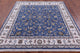7' Square Wool and Silk Persian Nain Hand Knotted Rug Q11620