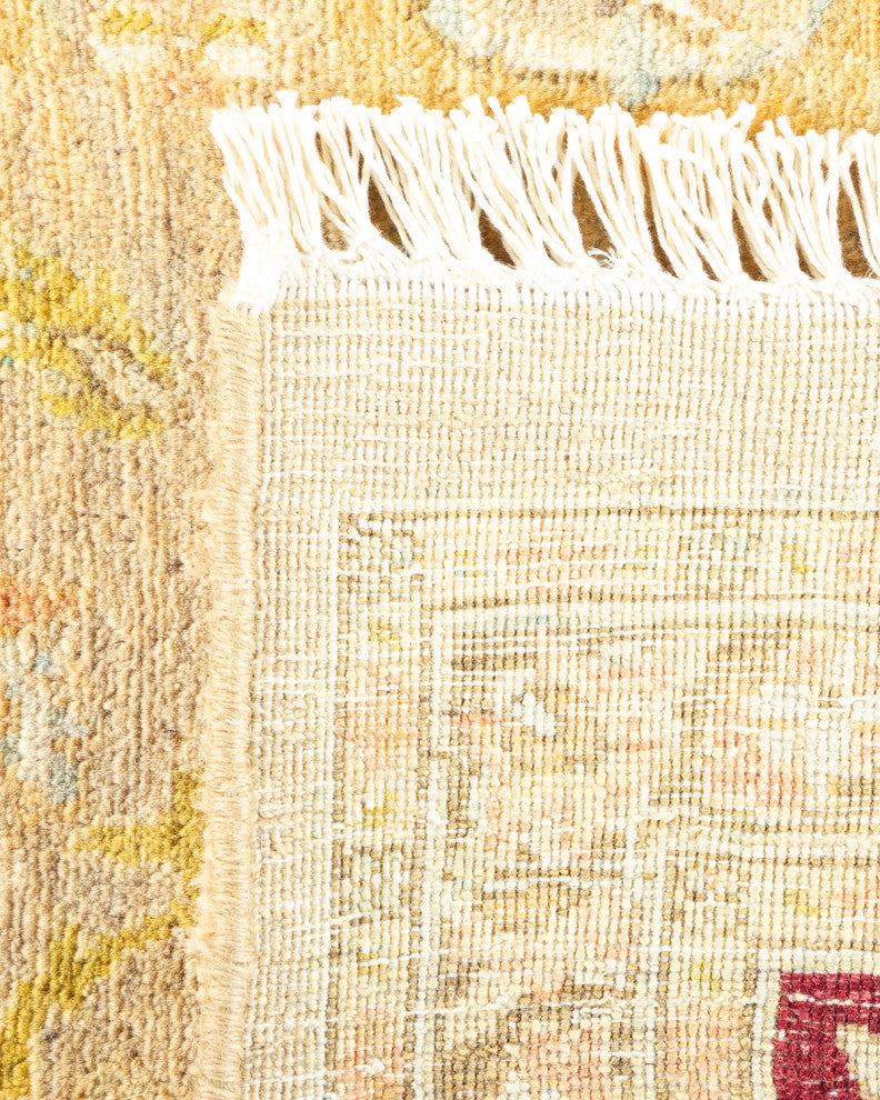 Isabel, One-of-a-Kind Hand-Knotted Area Rug Yellow, 8'2"x10'1"