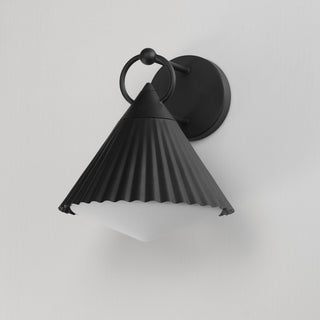 Maxim 35134 Odette 12" Tall Wall Sconce - Black
