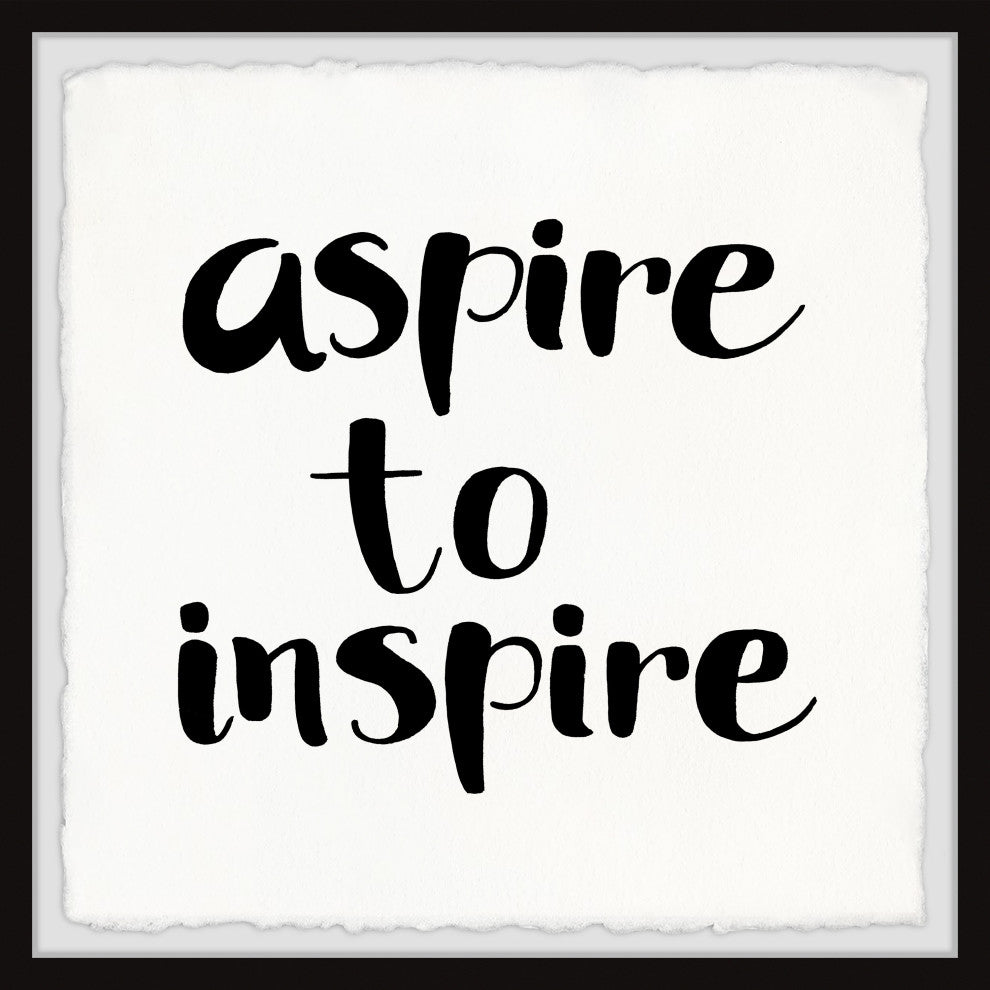 "Aspire to Inspire II" Framed Painting Print, 32x32