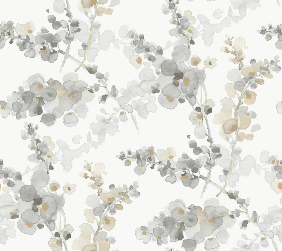 Steel Blossom Fling Wallpaper