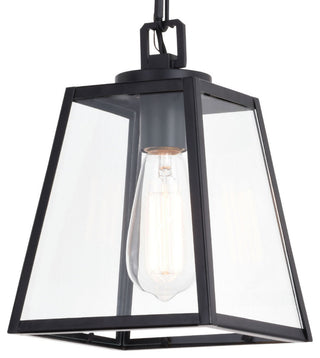 Vaxcel Lighting P0050 Grant 7"W Mini Pendant - Black