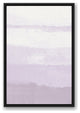 Soft Purple Abstract Gradiant 2 20x30 Black Floating Framed Canvas