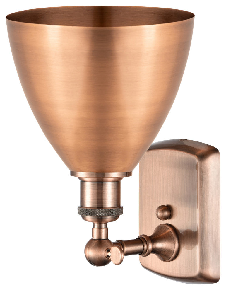 Ballston Dome Sconce, Antique Copper, LED