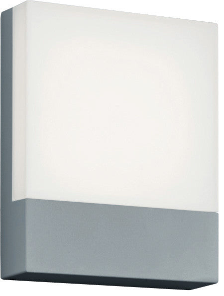 Pecos LED Outdoor Wall Sconce, Light Gray/Titanium