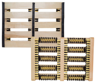 Boot And Shoe Cleaner Scrubber Brush Scraper Mat By Stalwart