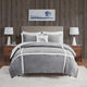 Woolrich Orlen Winter Cabin Plush to Sherpa Comforter Set, Gray