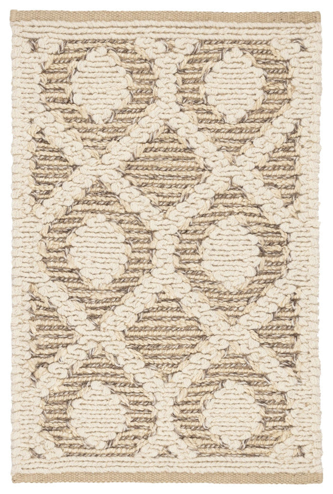 Dash & Albert Capri Soumak Handwoven Jute Rug, Natural, 3' x 5'