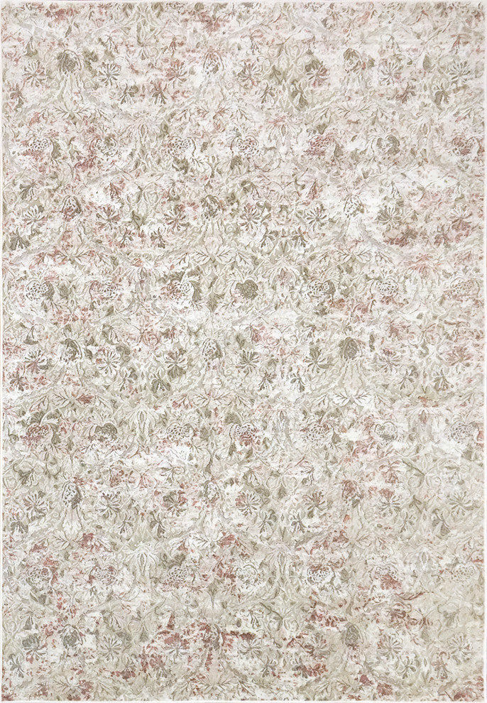 Chateau Beige and Blush Area Rug, 3.6'x5.6'