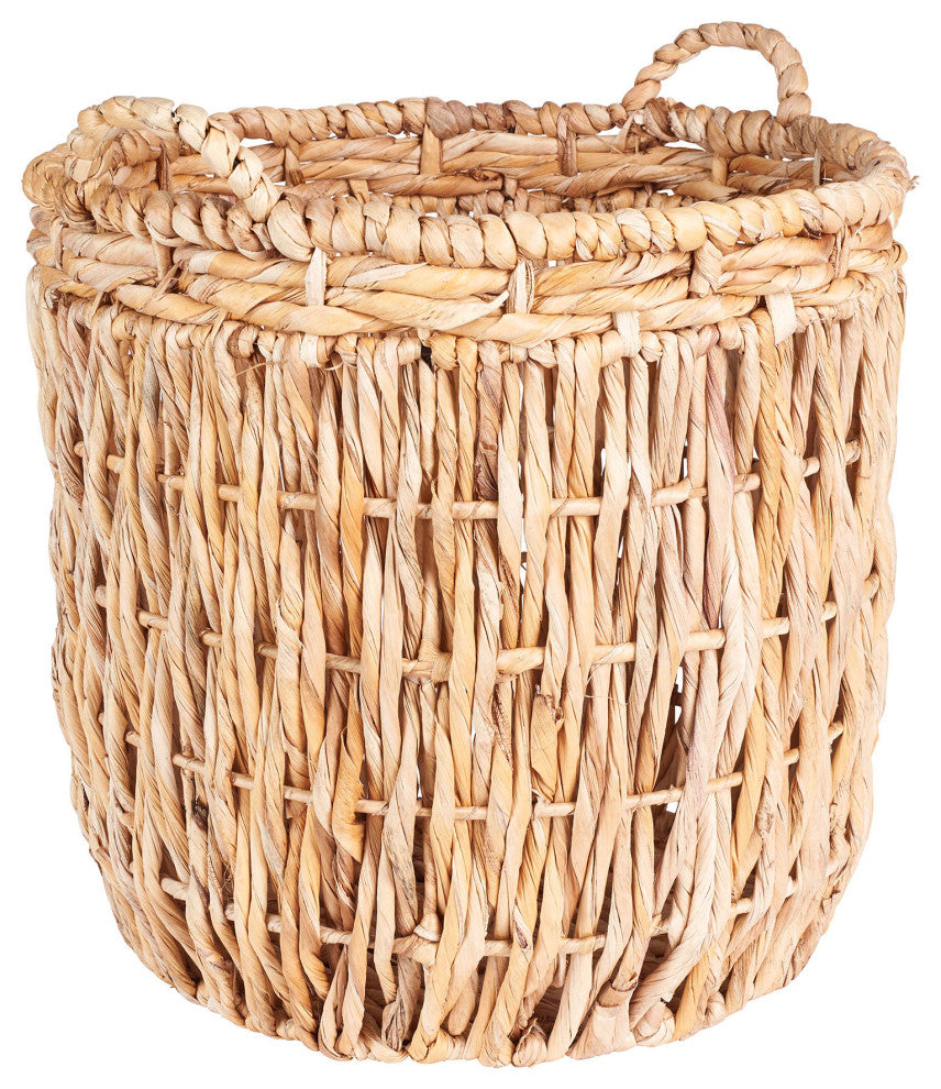 Tall Wicker Floor Basket
