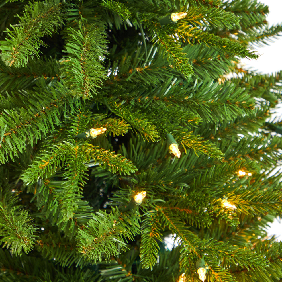 3' Finl&Fir Faux Xmas Tree, Planter W/272 Bendable Branches &50 White Lights