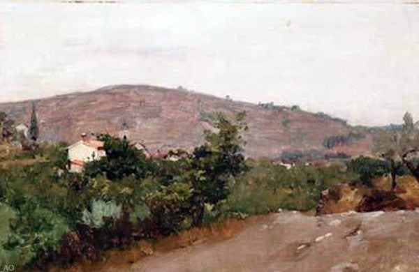 Aureliano De Beruete y Moret Paisaje, Gallery Wrapped Canvas Print, 18"x27"