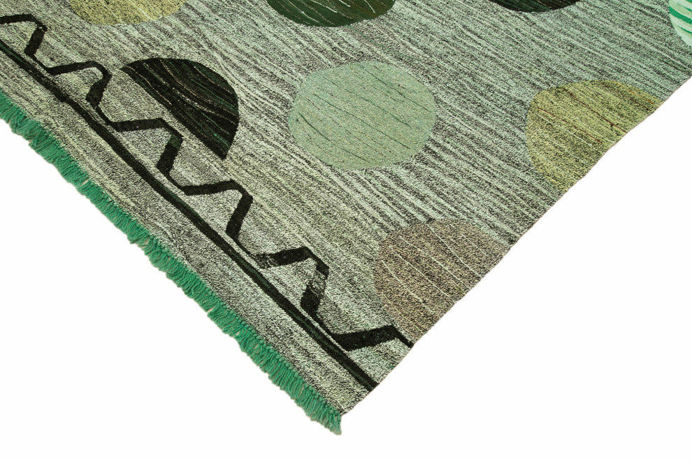 Rug N Carpet - Handwoven Turkish 10' 0'' x 14' 2'' Flatweave Wool Kilim Rug