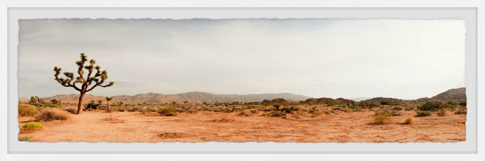 "Dreaming of the Desert" Framed Painting Print, 45x15
