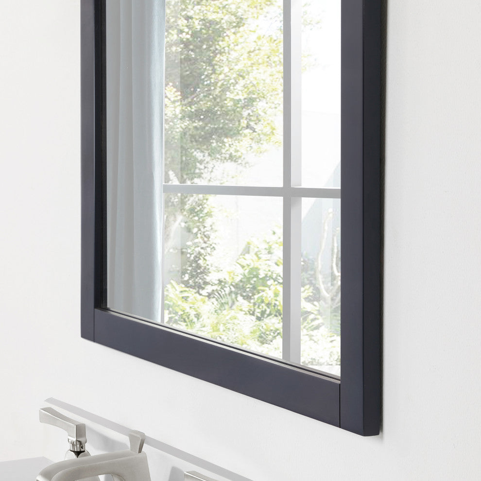 OVE Decors Tahoe Vanity With Mirror, Dark Charcoal, 48"
