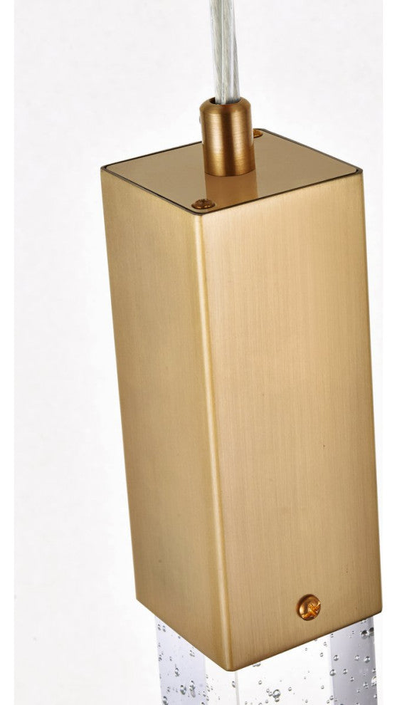 Wade 25-Light Pendant, Satin Gold