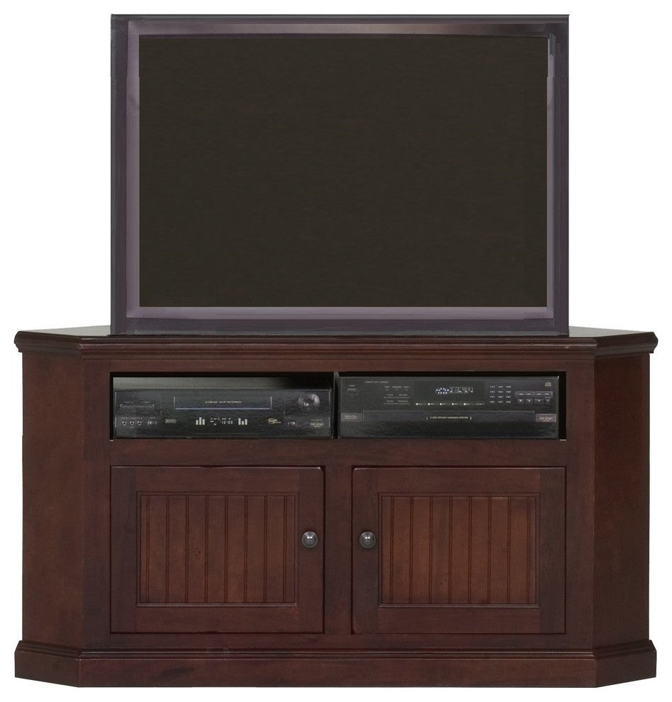 Eagle Furniture 50" Coastal Corner TV Cart, Havana Gold