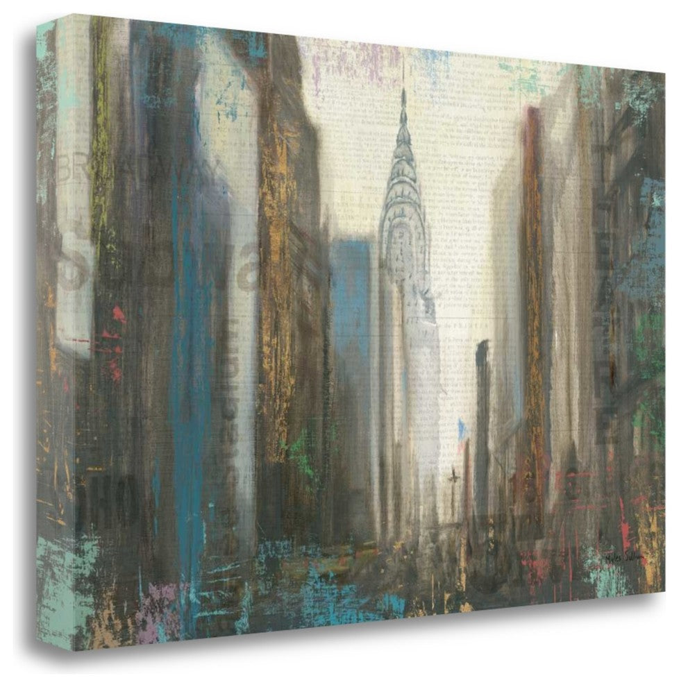 "Urban Movement I Ny" By Myles Sullivan, Giclee Print on Gallery Wrap Canvas