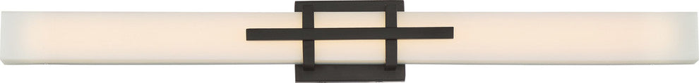 Nuvo Grill 3-Light Triple LED Wall Sconce Light Fixture, Aged Bronze