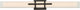Nuvo Grill 3-Light Triple LED Wall Sconce Light Fixture, Aged Bronze