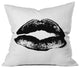 Rebecca Allen Levres Throw Pillow, 18"x18"
