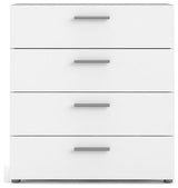Austin 4 Drawer Chest, White