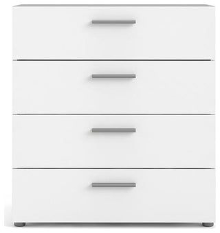 Austin 4 Drawer Chest, White