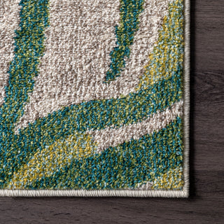 Nuloom Joi Contemporary Country and Floral Area Rug, Green 2'x6'