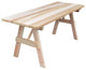 Traditional Cedar Table, Unfinished, 6 Foot