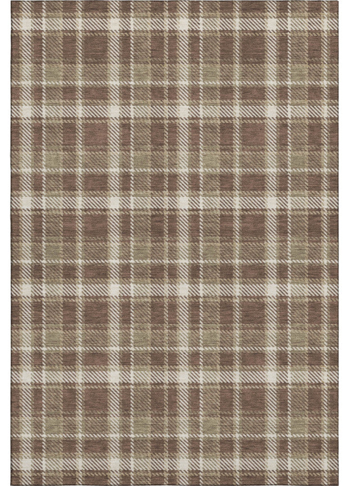 Premium Machine Washable Mayfield AMF563 Chocolate 10' x 14' Rug