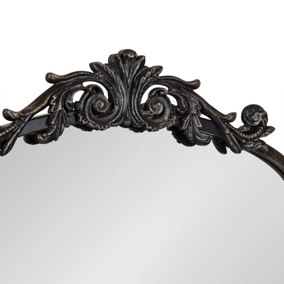 Arendahl Traditional Arch Mirror, Black, 19x30.75