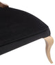 Modrest Mills Modern Black Velvet Rosegold Dining Chair, Set of 2