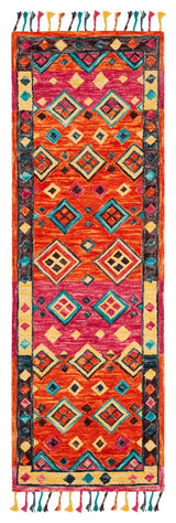Safavieh Aspen Apn138A  Rug, Orange/Fuchsia, 2'3"x9'0" Runner