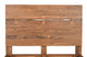 Lydia Live Edge Solid Wood Panel Bed, Queen, 56" H